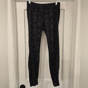 Athleta Black Floral Leggings